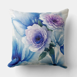 ソフトフローラ水色 クッション