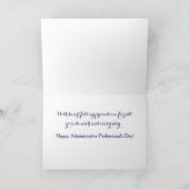 ソフトフローラ管理プロフェッショナルのデイカード サンキューカード (内部)