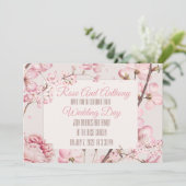 ソフトフローラ結婚式招待状 招待状 (スタンド正面)