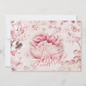 ソフトフローラ結婚式招待状 招待状 (裏面)