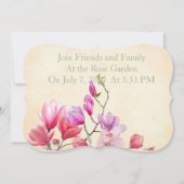 ソフトフローラ結婚式招待状 招待状 (裏面)