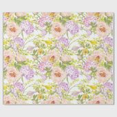 ソフトフローラ ラッピングペーパー (フラット)