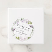 ソフトフード薄紫パープルフローラ結婚ズサンキュー フェイバータグ (インサイチュ)