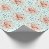 ソフトブかわいらしルーカスタムト写真母の日のプレゼント ラッピングペーパー (角)