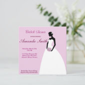 ソフトブライダルシャワーの招待 招待状 (スタンド正面)