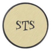 ソフトブラシ金ゴールド アイスホッケーパック (正面)