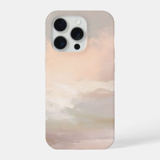 ソフトブラッシュスカイアブストラクト ~ やわらかなパステルクラウド iPhone 15 PROケース