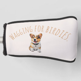 ソフトブラッシュ・ニュートラル コーギー「Wagging for Birdies(バーディーのために ゴルフヘッドカバー