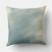 ソフトブルーと雲のヴィンテージ素朴装飾 クッション (裏面)