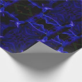 ソフトブルーのデザイナーラッピング紙 ラッピングペーパー (角)