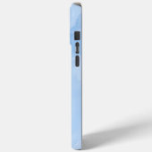 ソフトブルーの大理石抽象パターン Case-Mate iPhoneケース (裏面 / 左)