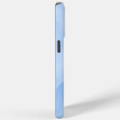 ソフトブルーの大理石抽象パターン Case-Mate iPhoneケース (裏面 / 右)