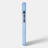 ソフトブルーの大理石抽象パターン Case-Mate iPhoneケース (裏面 / 左)