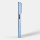 ソフトブルーの大理石抽象パターン Case-Mate iPhoneケース (裏面 / 右)