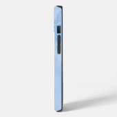 ソフトブルーの大理石抽象パターン Case-Mate iPhoneケース (裏面 / 左)