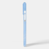ソフトブルーの大理石抽象パターン Case-Mate iPhoneケース (裏面 / 左)