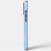 ソフトブルーの大理石抽象パターン Case-Mate iPhoneケース (裏面 / 左)