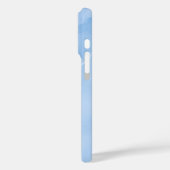 ソフトブルーの大理石抽象パターン Case-Mate iPhoneケース (裏面 / 左)