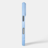 ソフトブルーの大理石抽象パターン Case-Mate iPhoneケース (裏面 / 右)