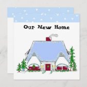 ソフトブルーの新しいホーム発表 案内状 (正面/裏面)