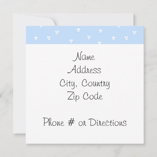 ソフトブルーの新しいホーム発表 案内状 (裏面)