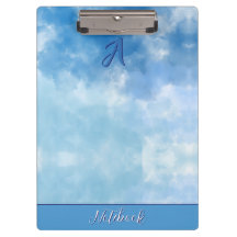 ソフトブルーの空 水彩雲
