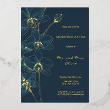 ソフトブルーの蘭の朝の余韻