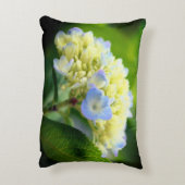 ソフトブルーアジサイの花 アクセントクッション (裏面(縦))