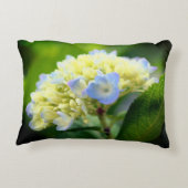ソフトブルーアジサイの花 アクセントクッション (裏面)