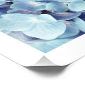 ソフトブルーアジサイ柄 フォトプリント            (角)