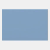 ソフトブルーアジサイ柄 ラッピングペーパーシート (正面2)