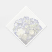 ソフトブルーアジサイ スタンダードランチョンナプキン (角)
