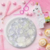 ソフトブルーアジサイ ペーパープレート (パーティー)