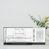 ソフトブルーイスラミボードパス結婚式招待状 招待状 (スタンド正面)