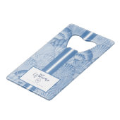 ソフトブルーウォーターカラーシーシェル クレジットカード栓抜き (裏面アングル)