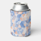 ソフトブルーオレンジ色の三角形 缶クーラー (缶裏面)