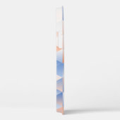 ソフトブルーオレンジ色の三角形 Case-Mate iPhoneケース (裏面 / 右)