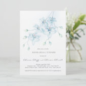 ソフトブルーオーキッドリハーサルディナー 招待状 (スタンド正面)