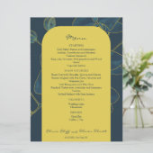 ソフトブルーオーキッド結婚のメニュー メニュー (スタンド正面)