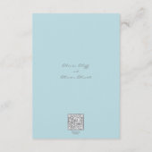 ソフトブルーオーキッド結婚ズ詳細 エンクロージャーカード (裏面)