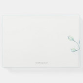 ソフトブルーオーキッド結婚ズ ゲストブック (裏面)