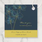 ソフトブルーオーキッド結婚ズ フェイバータグ (裏面)