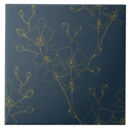 ソフトブルーオーキッド タイル