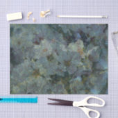 ソフトブルーオーチャード印象派ティッシュペーパー 薄葉紙 (クラフト)