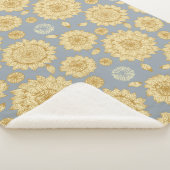 ソフトブルーグレーのサンライトスティルネスII シェルパブランケット (3/4)