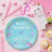 ソフトブルーザシーボーイベビーシャワー紙プラ ペーパープレート (パーティー)