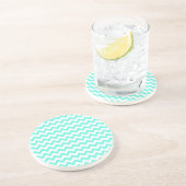 ソフトブルーシェブロン コースター (側面)