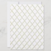 ソフトブルージオメトリックデザイン結婚式招待状 招待状 (裏面)