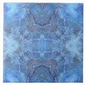 ソフトブルースウェーブアンドカーブ タイル (正面)