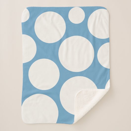 ソフトブルーハイゲブランケット シェルパブランケット (正面)